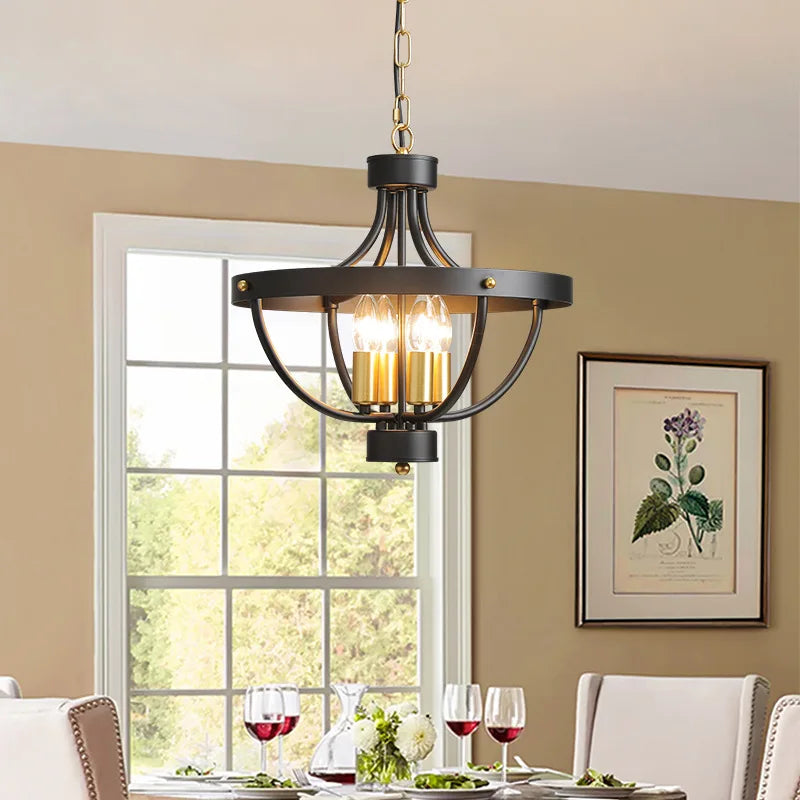 Elegant Minimalist Geometric Chandelier