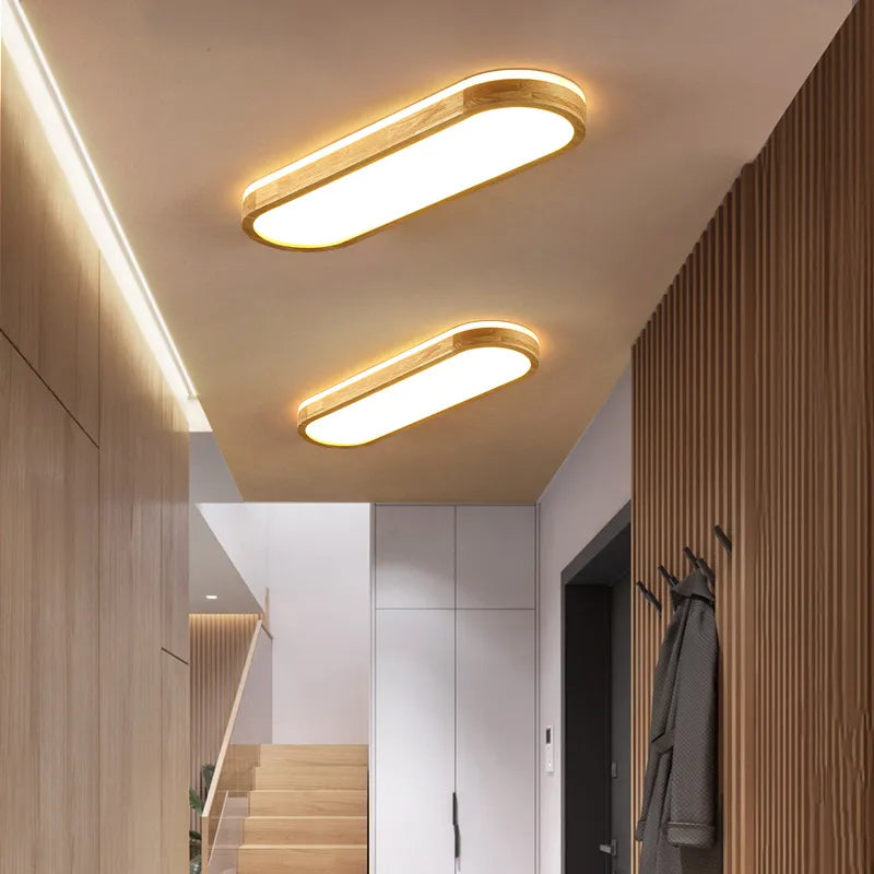 Scandinavian minimalist sleek LED chandelier