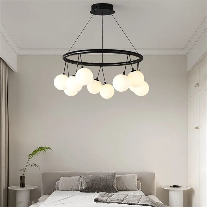 postmodern chandelier adjustable circular suspended lighting elegant design