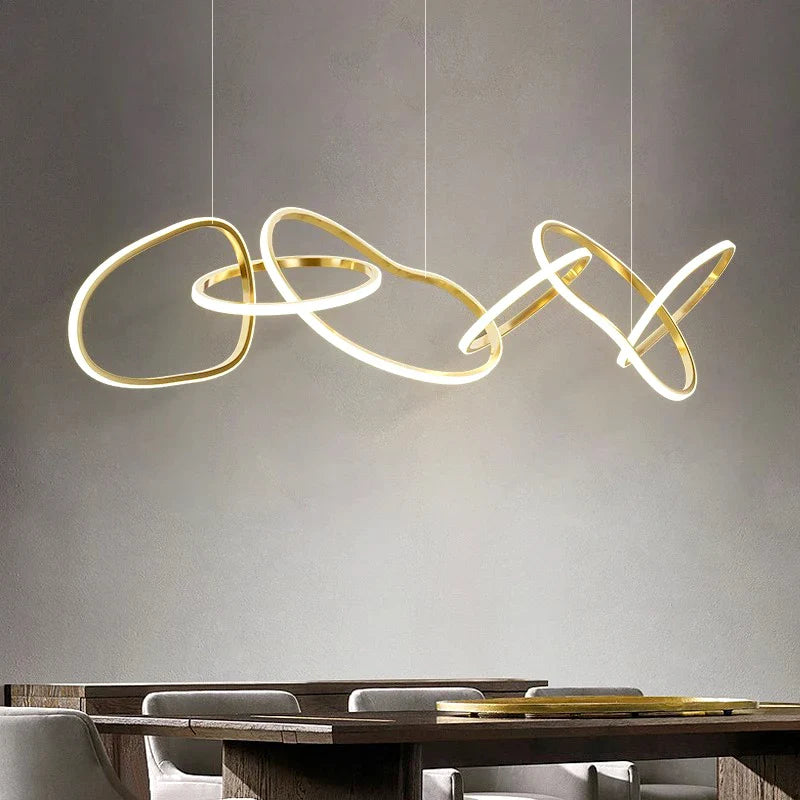 Gold design chandelier vintage decoration dining room indoor lighting