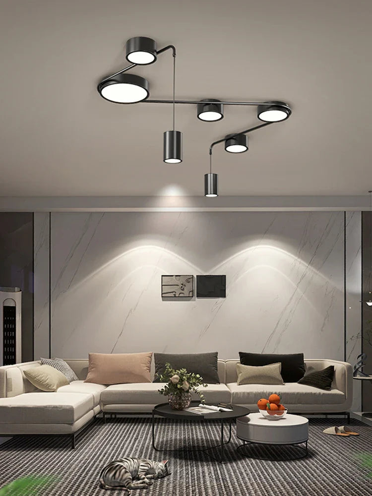 Modern LED chandelier refined style