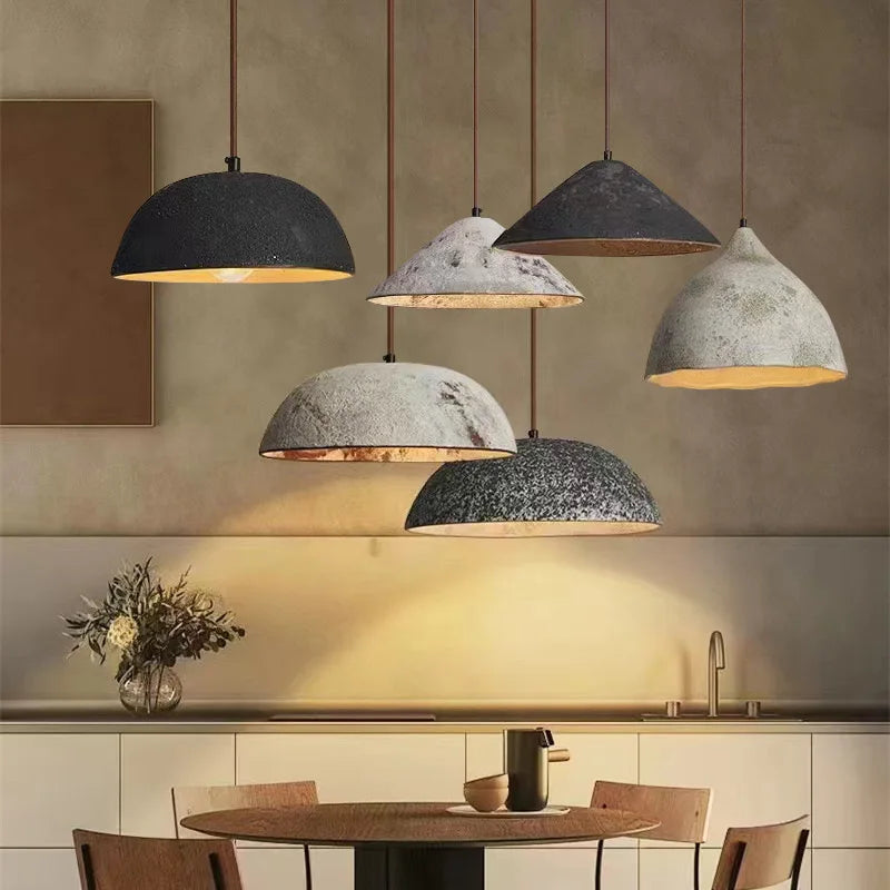 Retro ceramic pendant light for cafe and bar