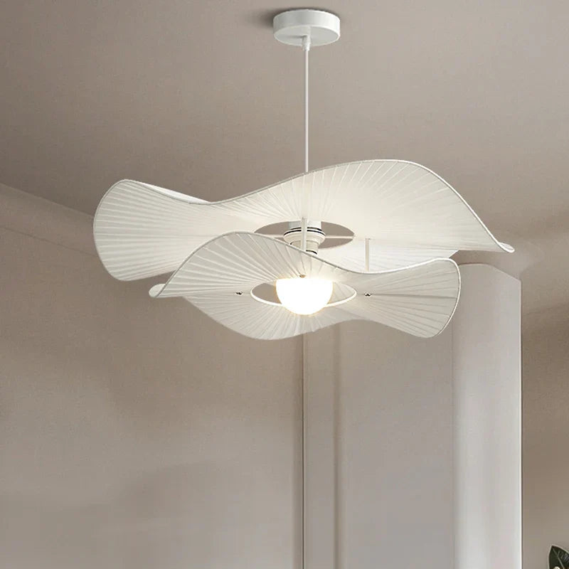 Nordic indoor LED fabric hat chandelier