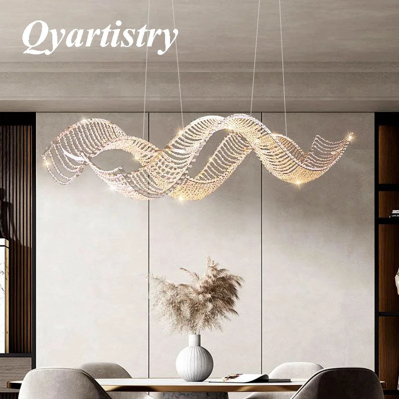 Customizable k9 crystal modern luxury chandelier