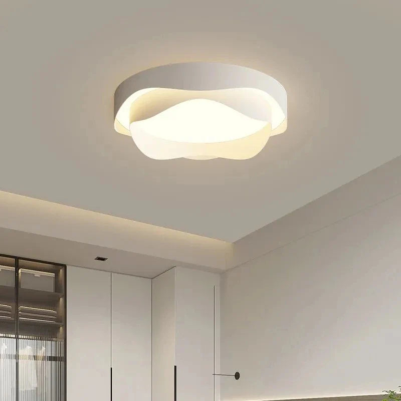 Elegant White Modern LED Chandelier