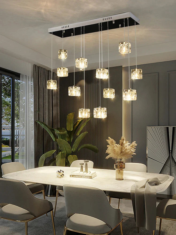 Elegant Modern Crystal Chandelier