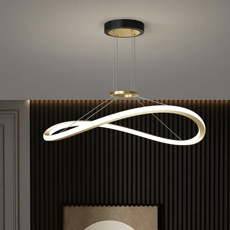 modern LED chandelier adjustable for indoor decoration