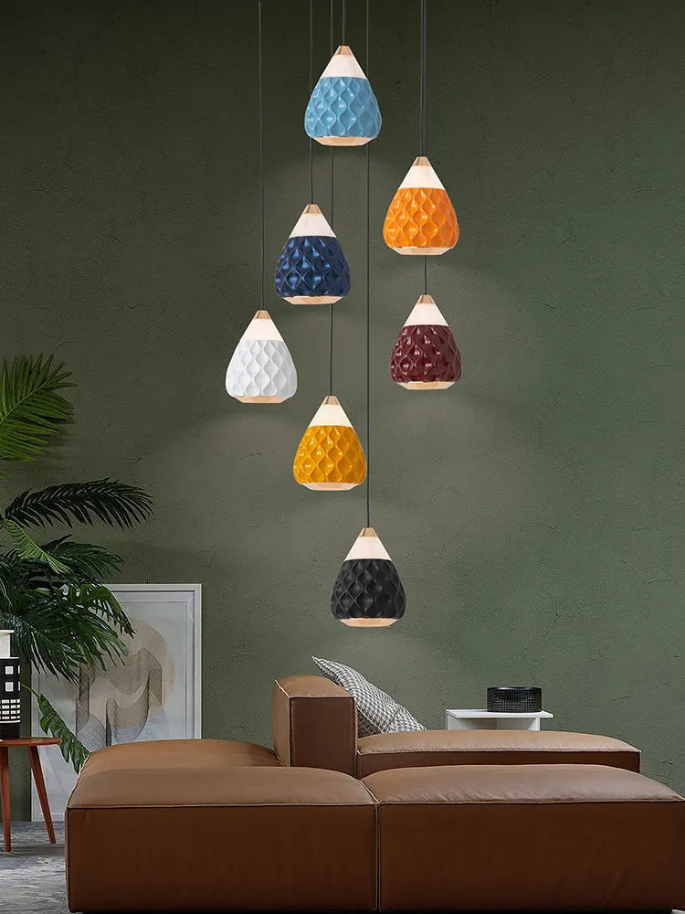 Creative pine cone chandelier for modern decor