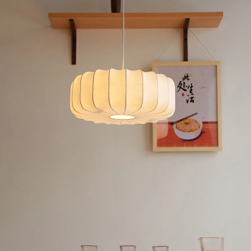 Creative Silk Chandelier for Chinese Retro Table Lighting