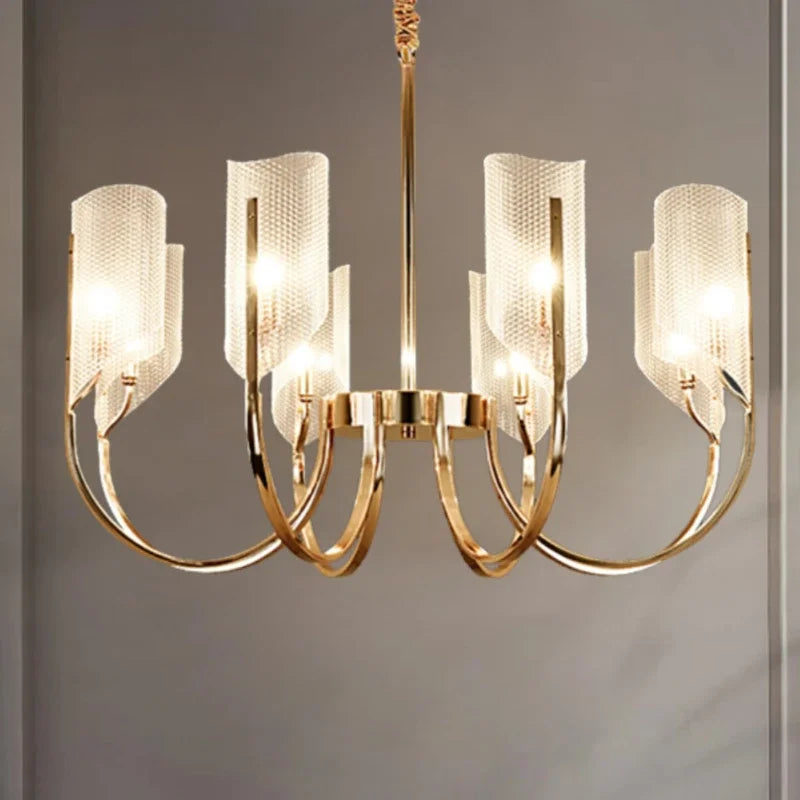Minimalist Modern French Retro Chandelier for Creative Art Room