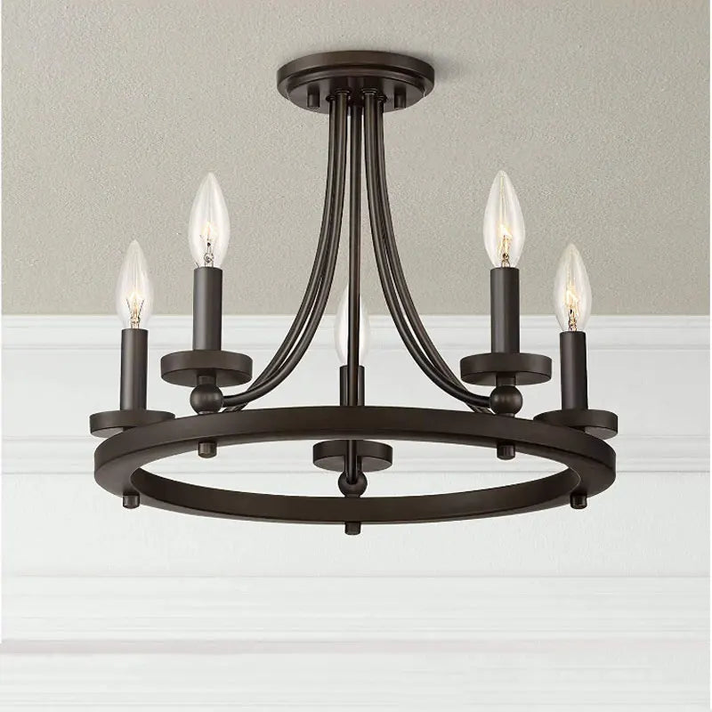 American Elegant Romantic Vintage Chandelier