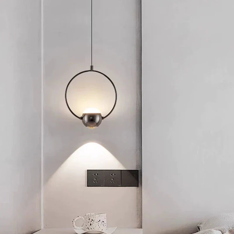 modern natural 4000K rotating LED chandelier for all spaces