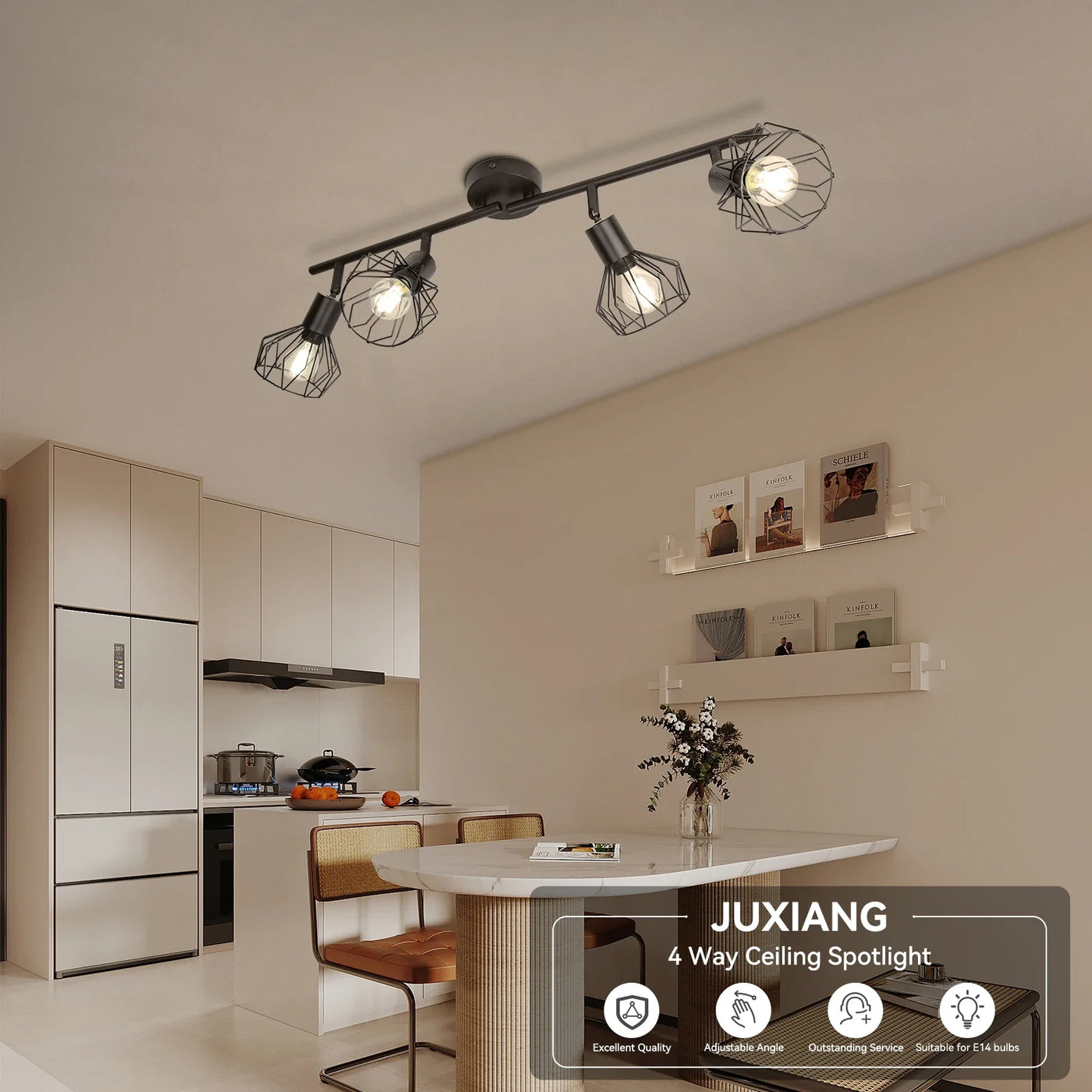 Modern chic bright designer chandelier