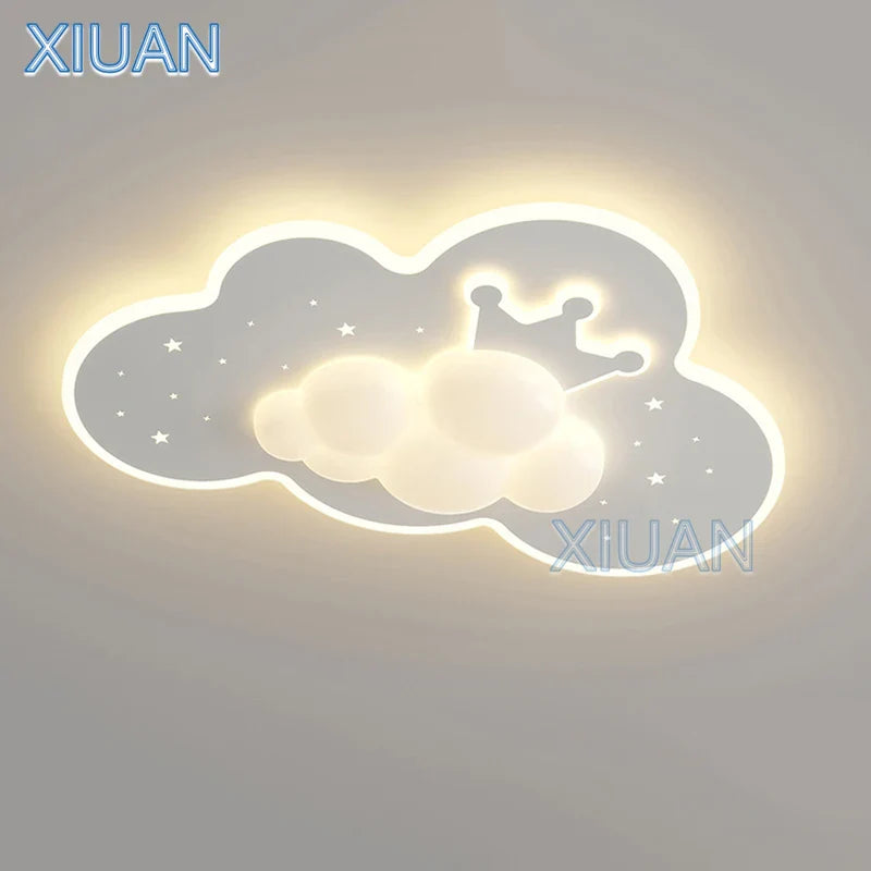 Creative Crown and Cloud-shaped Chandelier for Children