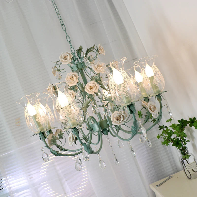 Nordic-style French crystal chandelier for elegant lighting