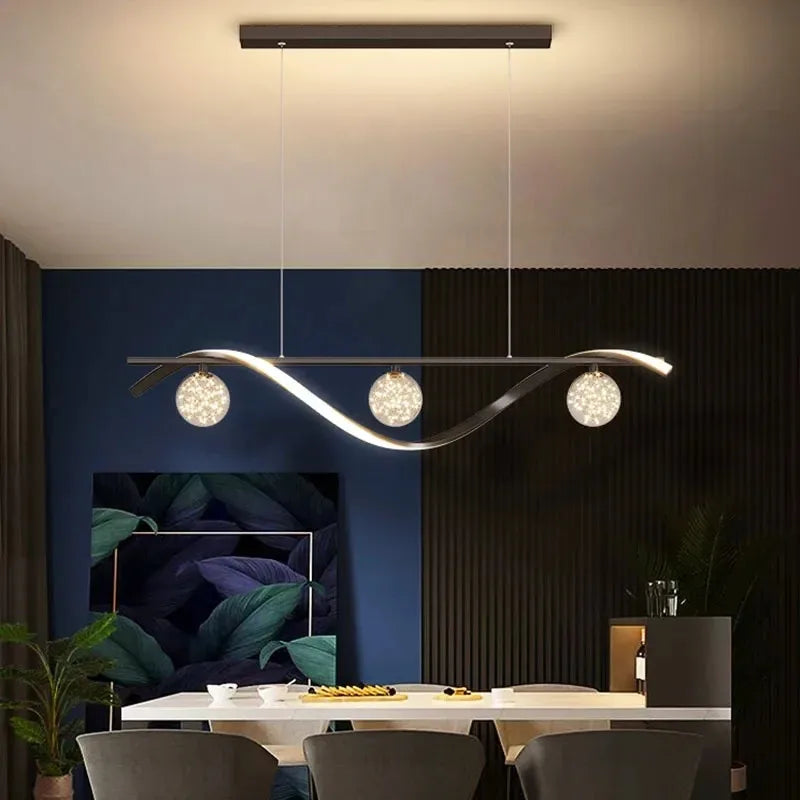 Nordic Clear Glass Chandelier