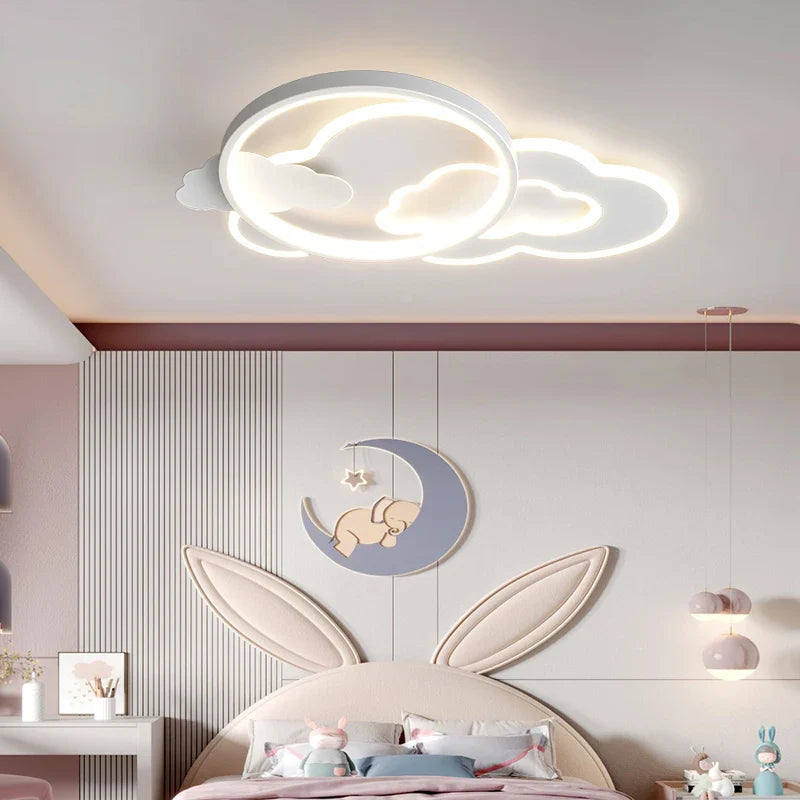 Modern Cloud LED Chandelier for Children's Bedroom
