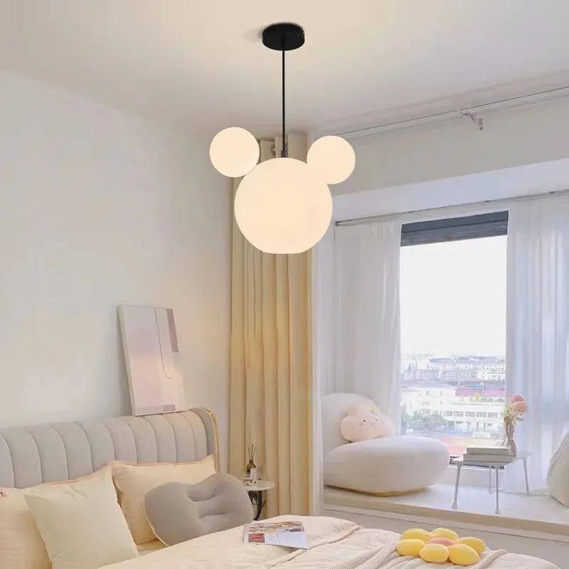 Scandinavian pendant light for kids' room decor