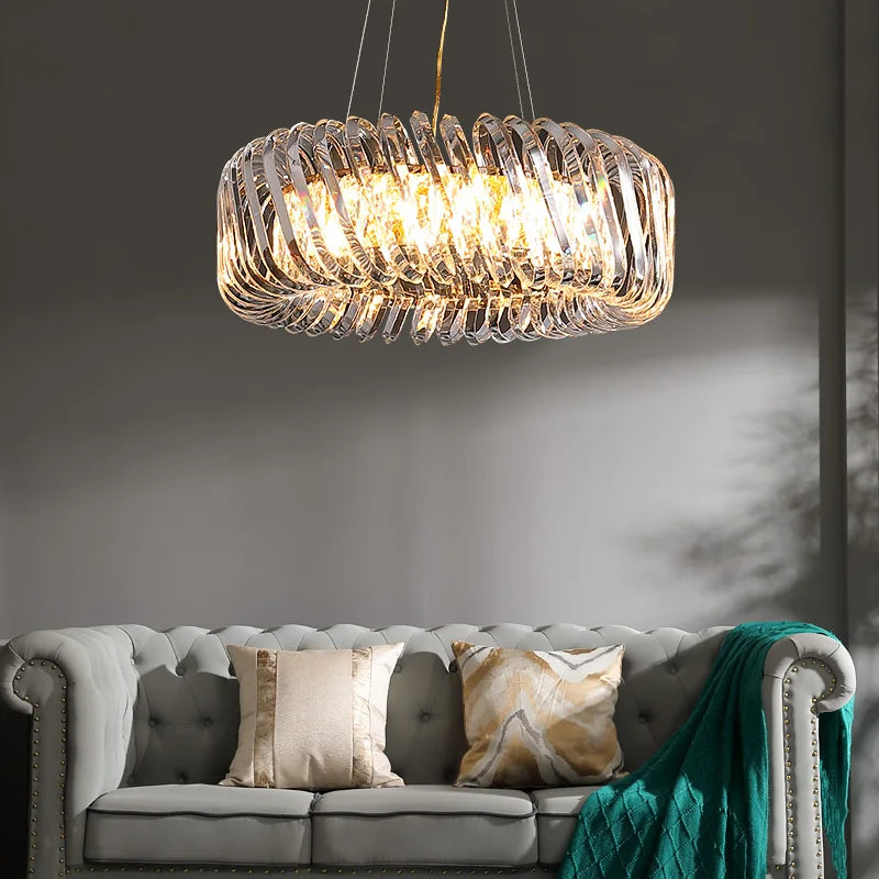 Refined Contemporary Design Crystal Chandelier