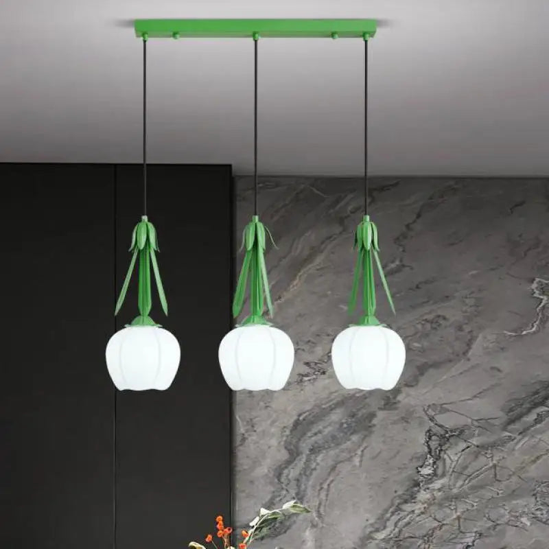 Art Deco glass chandelier for home and bar