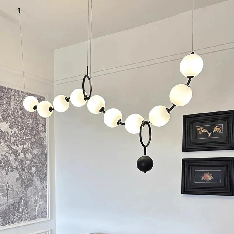 Modern chandelier pendant light for indoor suspended lighting