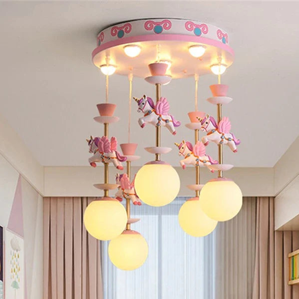 Elegant and bright children's chandeliers