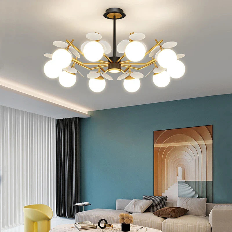 Modern LED chandelier for children's room decor