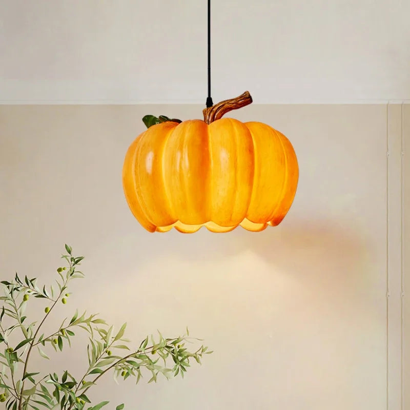 pumpkin-shaped retro chandelier for Halloween decoration