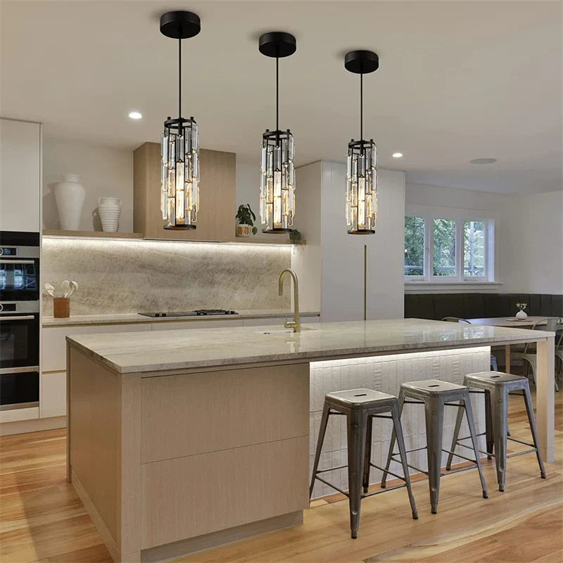 Modern Crystal Chandelier: Bold Design