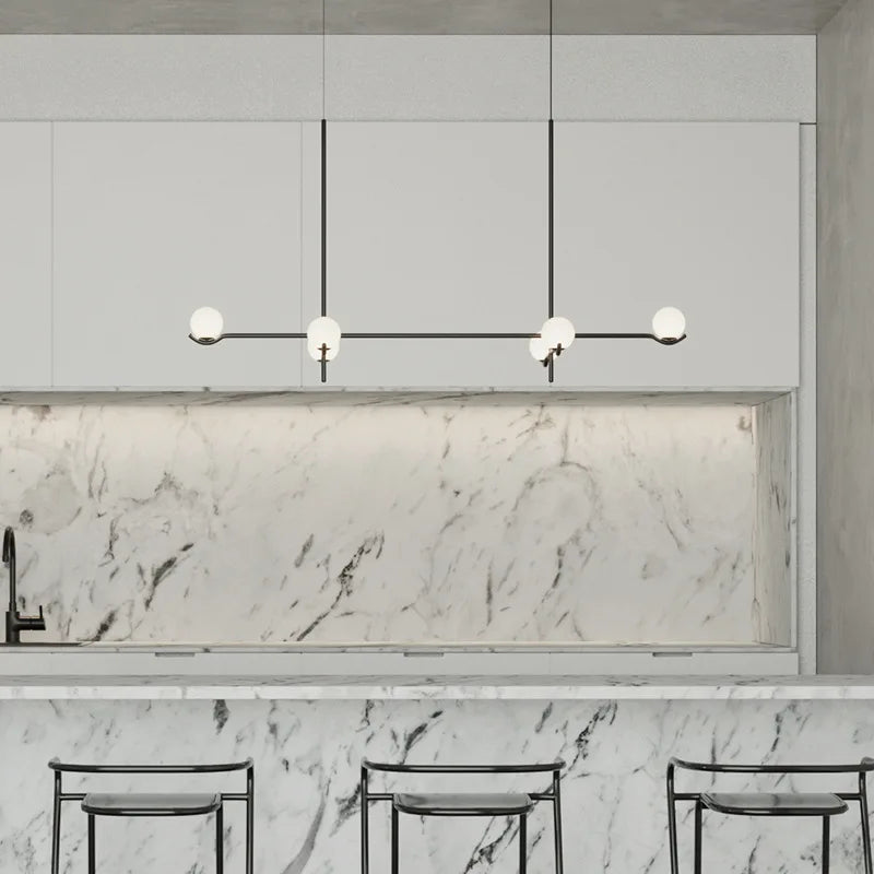 Designer LED ceiling light gold black