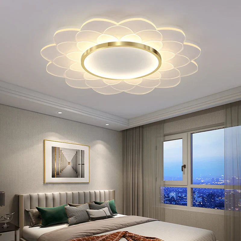Chic contemporary chandelier for living room