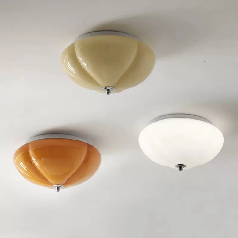Elegant minimalist glass LED chandelier