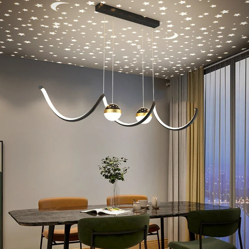 Creative Star Chandelier for Interior Decoration