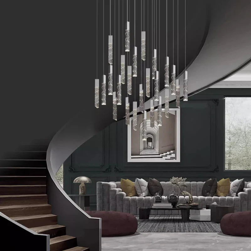 luxury LED crystal chandelier for elegant lighting