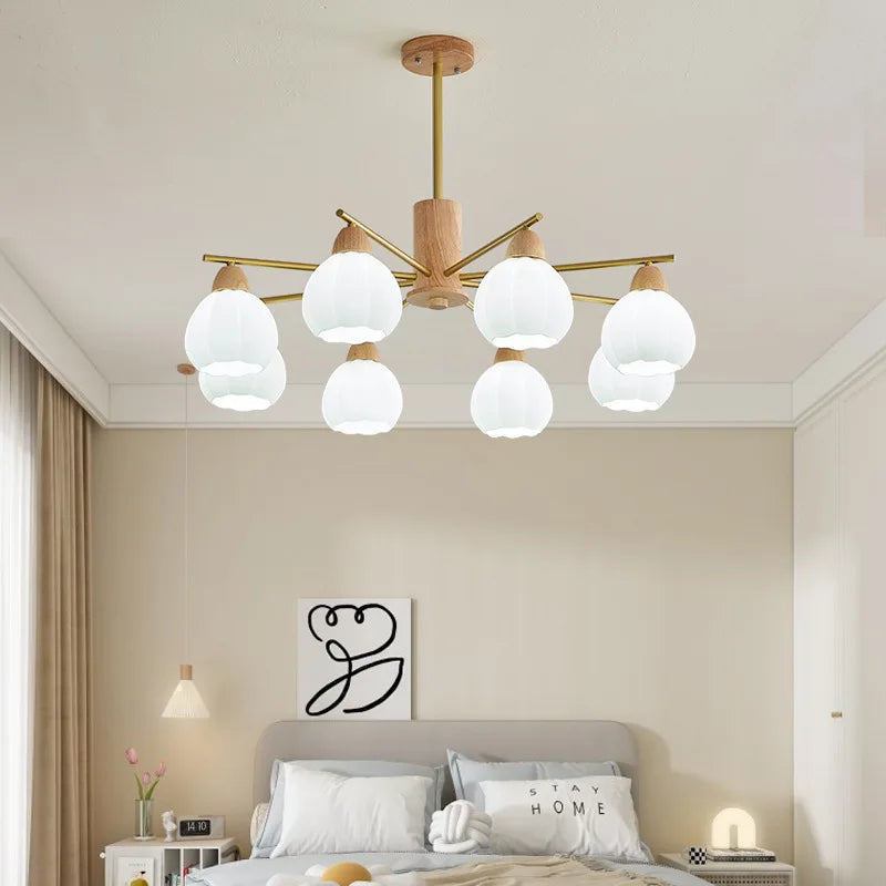 wooden chandelier for modern and stylish decor