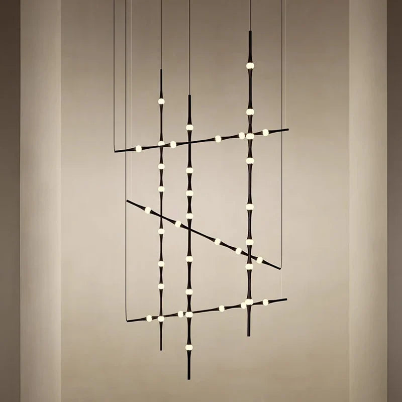 Elegant minimalist Nordic LED chandelier