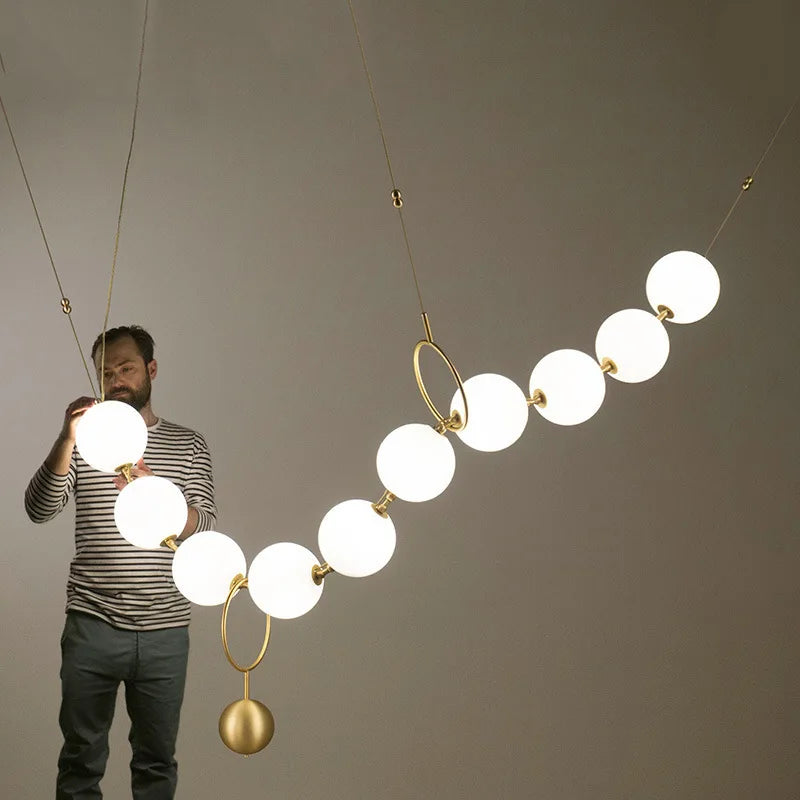 Elegant Contemporary Nordic LED Chandelier
