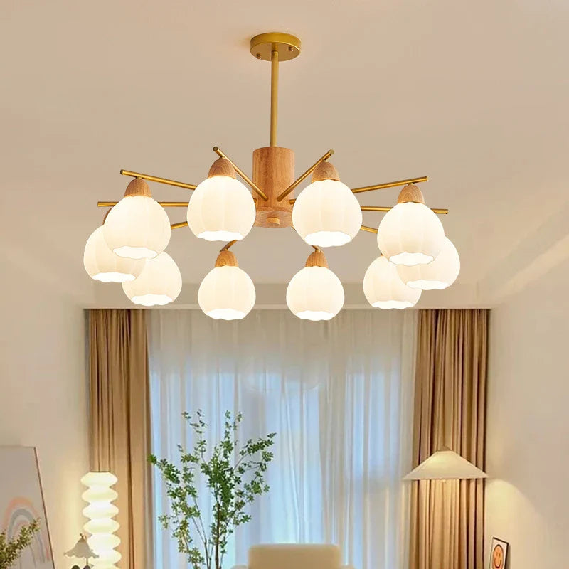 Minimalist modern Japanese chandelier