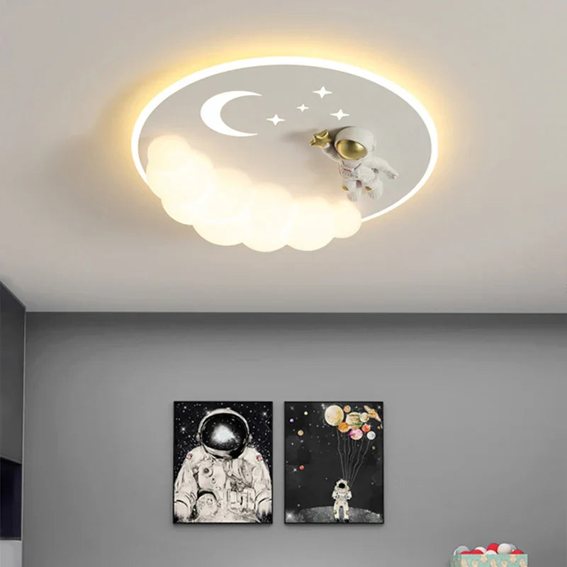 Modern LED chandelier with remote control for interior decoration