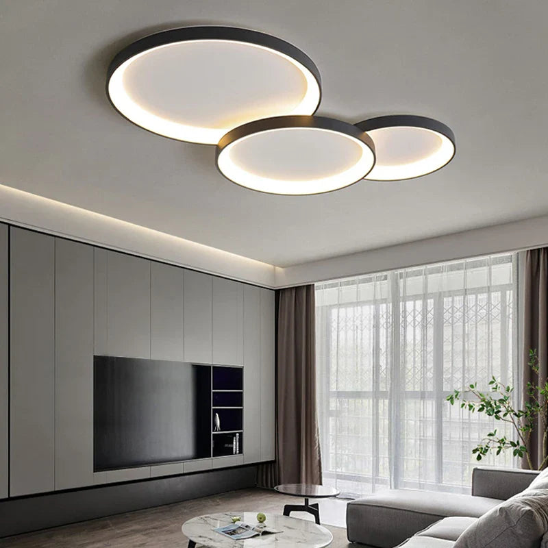 Elegant minimalist LED chandelier