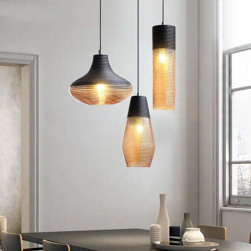 Elegant bright vintage pendant lights