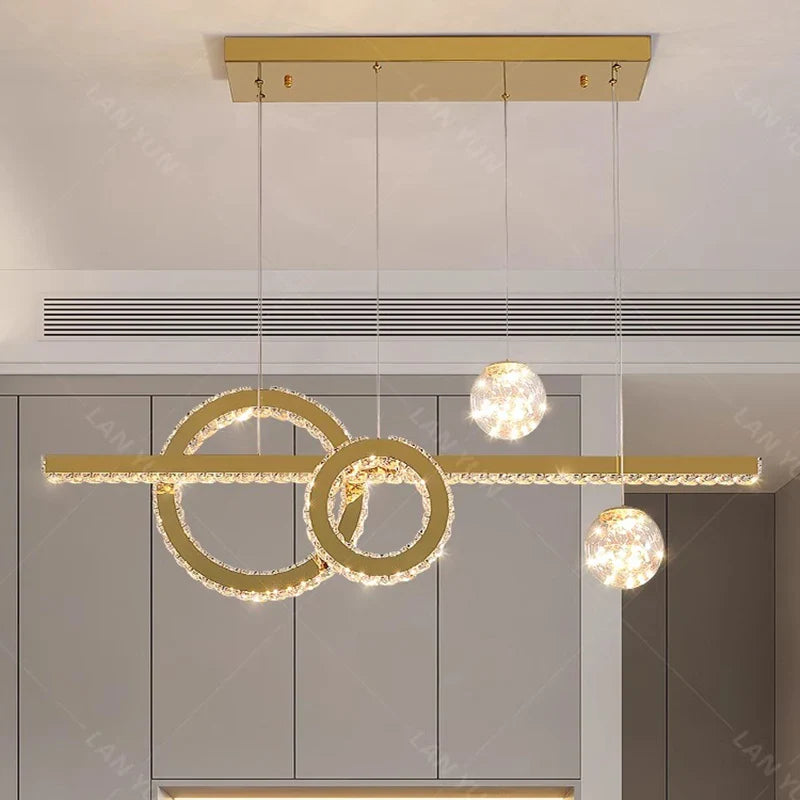 Modern Crystal Chandelier for Interior Lighting