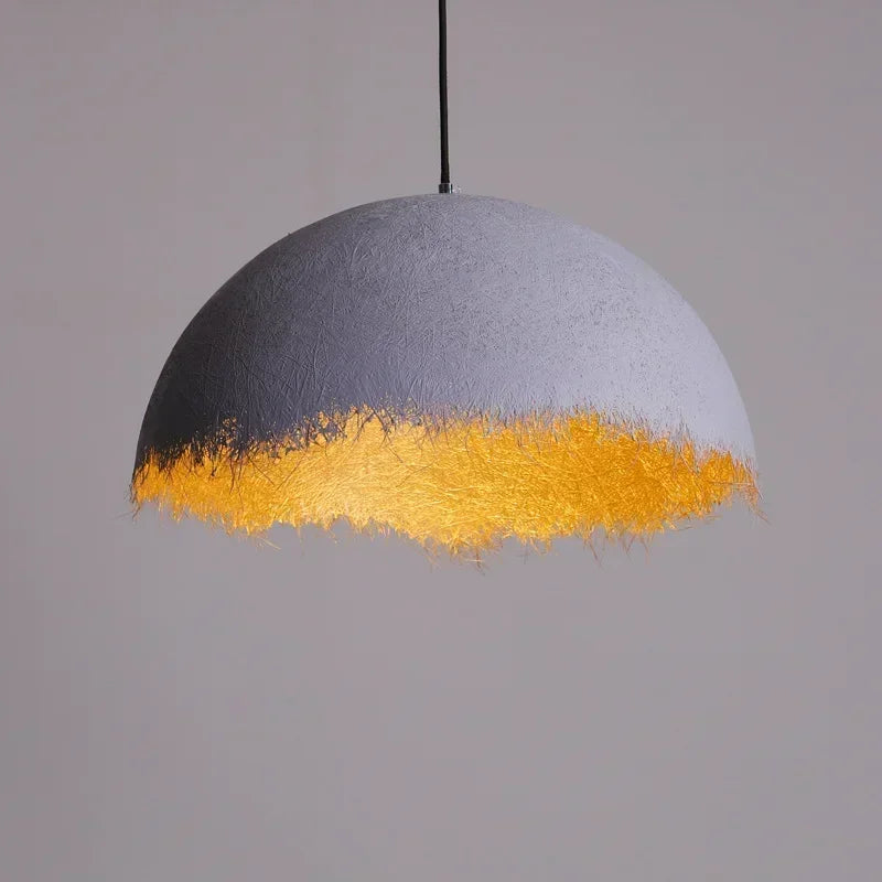 creative LED chandelier half-moon Italian designer indoor lighting