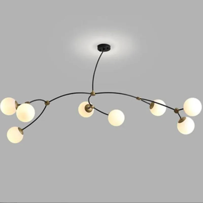 Nordic chandelier modern minimalist art elegant molecular design