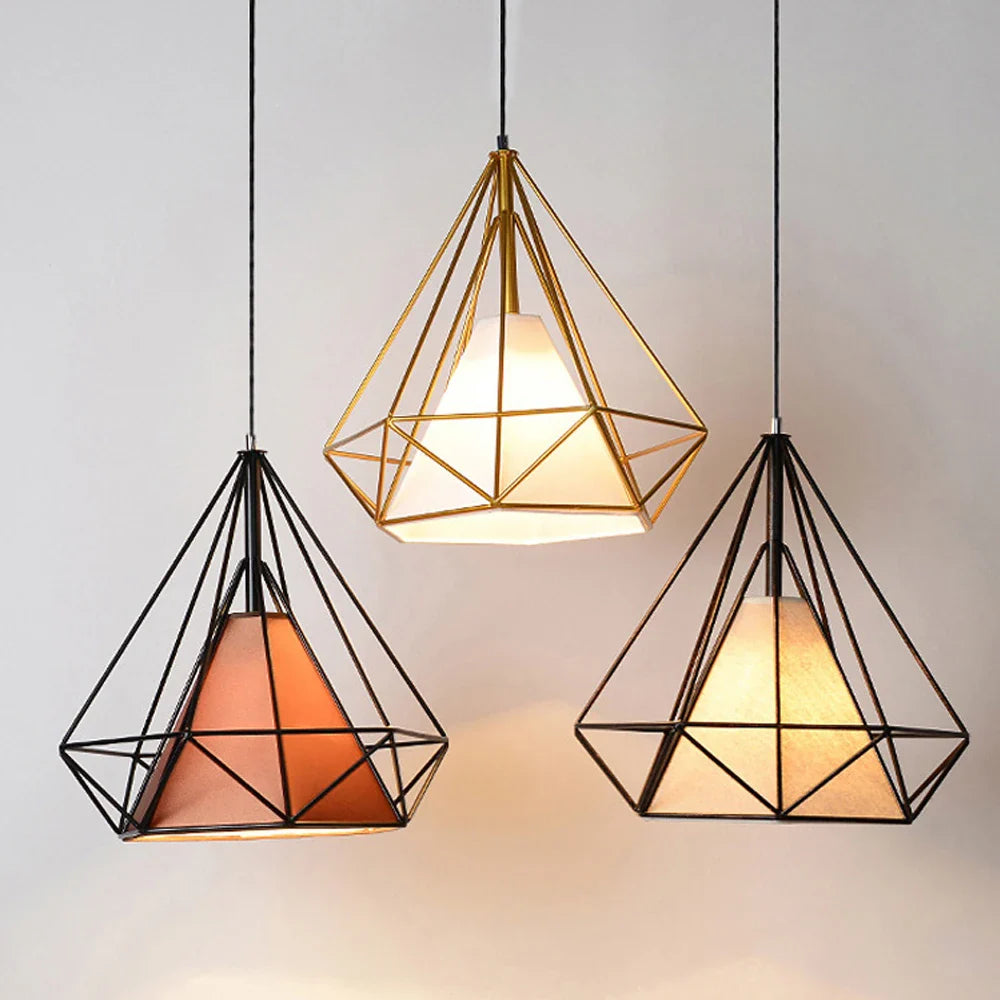 Elegant Industrial Style Metal Chandelier