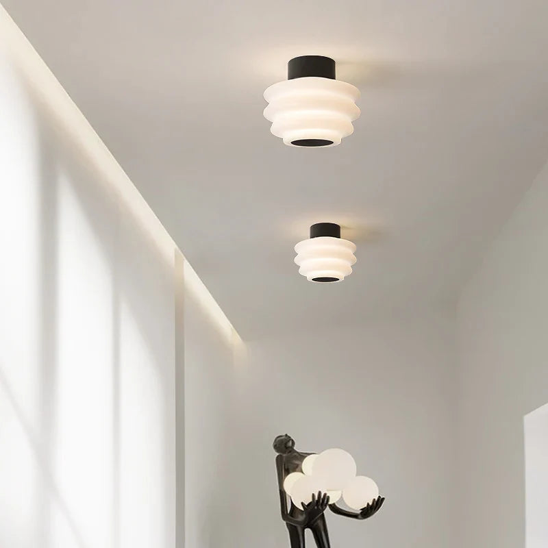 Elegant bright Scandinavian chandelier