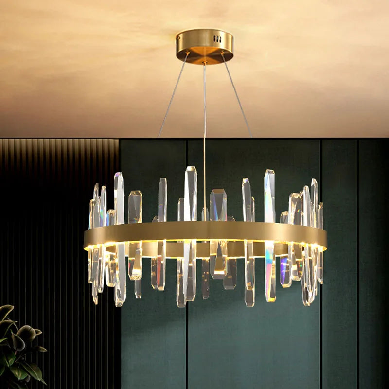 Modern design LED crystal chandelier for interior