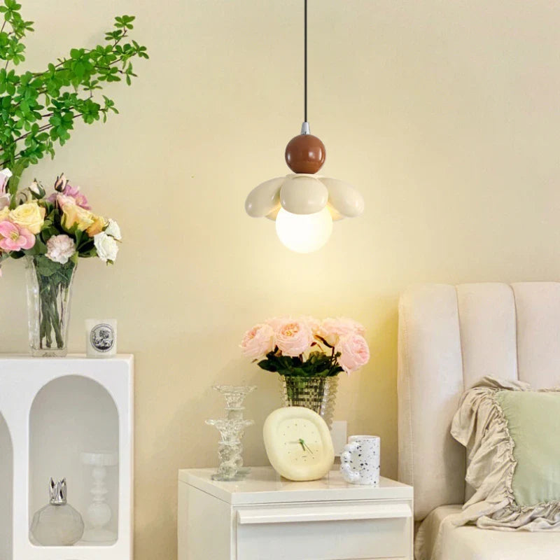 Modern Petal Chandelier for Children's Bedroom