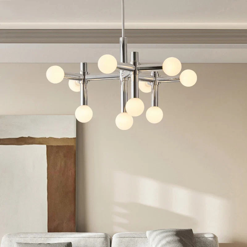 Retro Bauhaus-style chandelier for elegant interiors