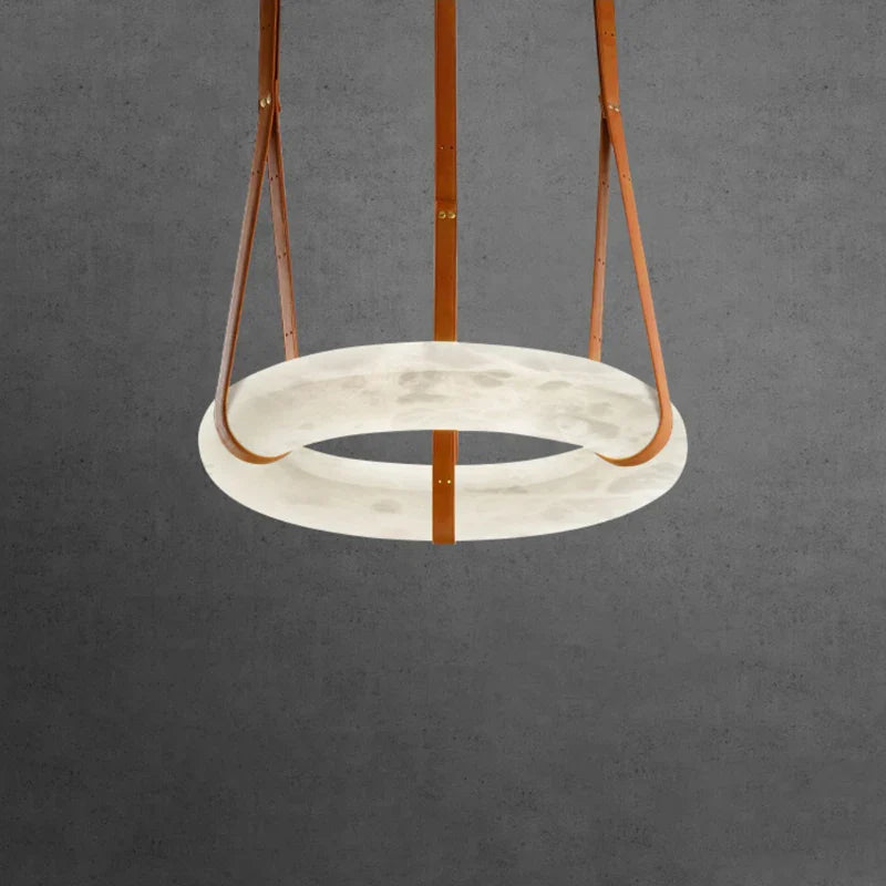 Luxury LED Marble Round Chandelier